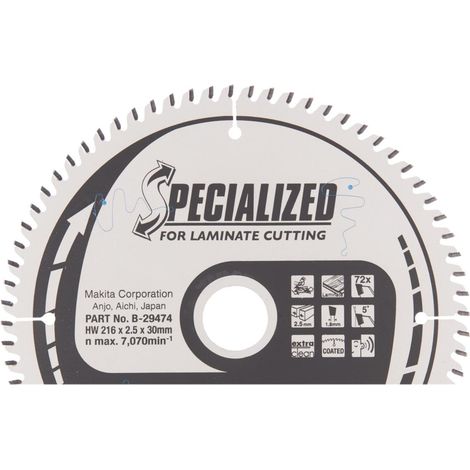 MAKITA B-29474 - DISCO 216/30/72D LAMINADO (1/3)