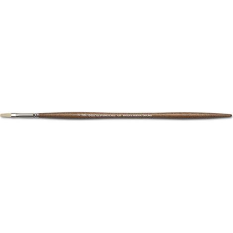 Pinceau peinture à l'huile plat Winsor et Newton n°2 (1/2)