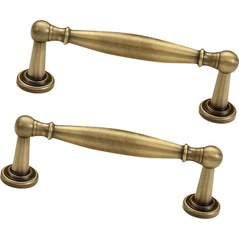 Poignées de porte classiques en bronze antique, style rétro (1/5)