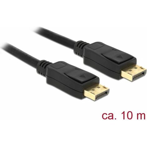 DeLOCK 84862 cavo DisplayPort 10 m Nero