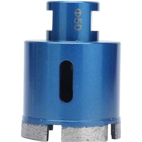 Foret diamanté manuel de 50 mm pour marbre, granit et carrelage, filetage femelle M14 (1/5)