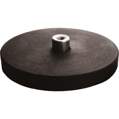 Flachgreifermagnet Set 2-teilig mit Gewindebuchse, Neodym,⌀ 66 mm 2 Stk