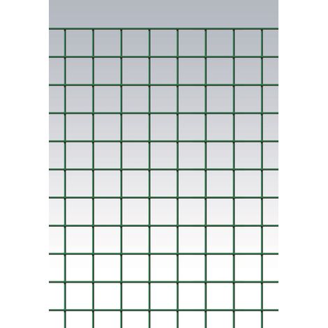 Malla soldada de PVC galvanizado de 50 cm, malla de 12,7 mm, alambre de 0,8 mm - 25,0 MB - S-B 78300225