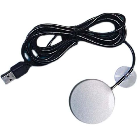 Chauffage d'aquarium Ulisem Mini USB, thermostat automatique à température constante, submersible, étanche et robuste, 5 V, 10 W... (Chauffage continu)