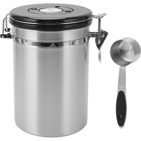 Boîte à café en acier inoxydable de 1,8 L (1/5)