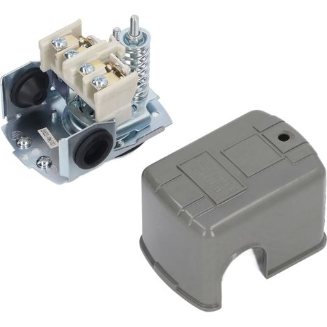 Druckschalter für Wasserpumpe, einstellbarer Druckregler, 1/4-Zoll-NPT-Außengewindeanschluss, 220 V AC, 10 A (1/5)