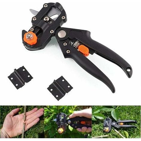 Filiyano – outil de greffage pour – 1 pince à greffer, ciseaux de jardin, outil de greffage pour branches et brindilles de plantes