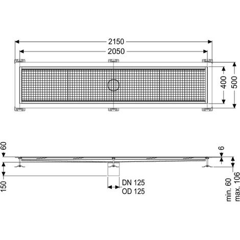 KESSEL 6240200 Gouttière en boîte Ferrofix