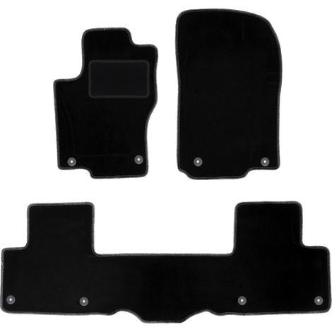 Tapis en velours noir pour : Mercedes GLE W166 SUV (2011-2015) (1/5)