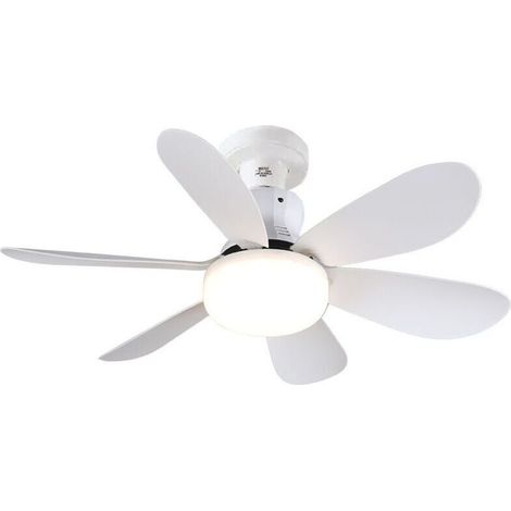 Deckenventilator mit Licht und Fernbedienung, 52 cm, 40 W, kleiner, dimmbarer LED-Deckenventilator mit E27-Fassung (1/5)