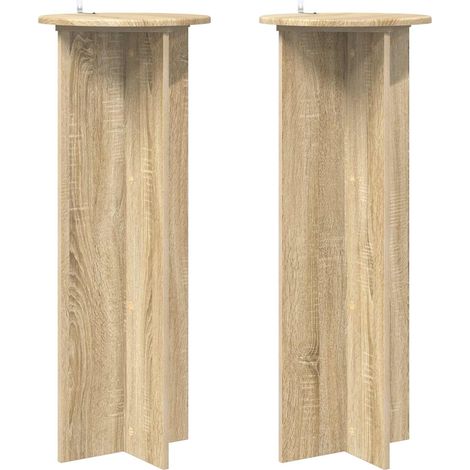 Maison Exclusive - Supporto per piante 2 pcs Rovere Sonoma Ø40 x 100 cm