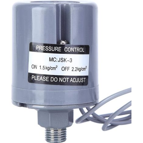 Interrupteur de Pression D'Eau Pompe à Eau Contrôleur de Pression Contrôleur électronique 220v pour Pompe de Surpression Automatique (1,5-2,2 kg) (1/5)