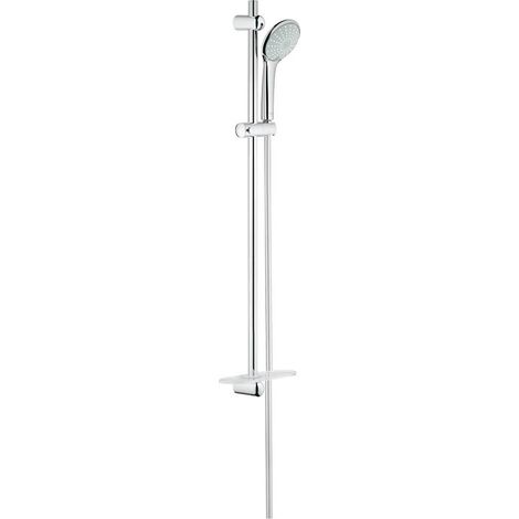 Grohe – Ensemble de douche complet 2 jets – Barre de douche 900 mm – Flexible 1750 mm – Technologie DreamSpray – Système anti-calcaire SpeedClean – 27225001 (1/7)