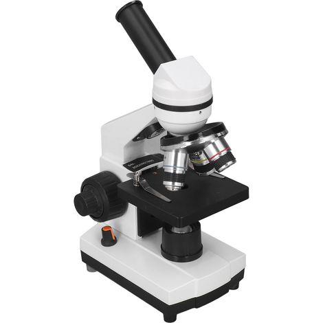 Microscope monoculaire 40x-640x, microscope composé biologique pour laboratoires d'enseignement, 100-240 V CA, prise européenne (1/5)