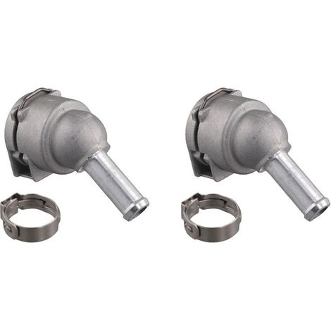 2x Dichtung für Turbolader-Wasserrohr aus Aluminiumlegierung für BMW 3er F35 B48 und BMW 5er G38 330 530 535 (1/2)