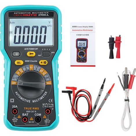 Nannigr Multimètre auto 2900A TRMS pour voiture sans pile (1/5)