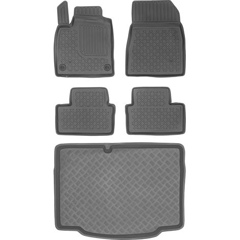 Ensemble de tapis de sol et de coffre pour Renault Clio V Hatchback à partir de 2019