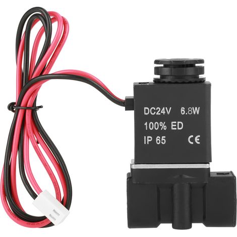 2P025-08 DC24V PT 1/4" Gewinde Elektrisches Magnetventil aus Kunststoff für Wasser/Luft/Öl