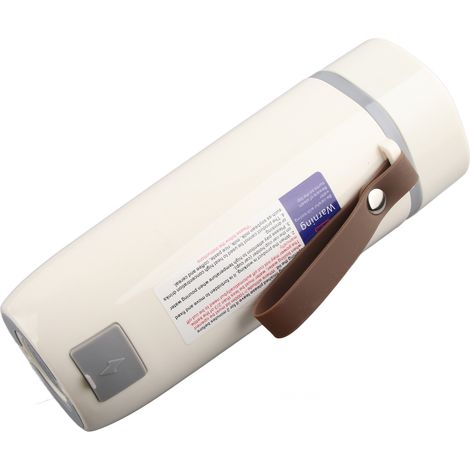 Tragbarer elektrischer Wasserkocher mit intelligentem Digitaldisplay, einstellbarer Temperatur, Reise-Wasserkocher, EU-Stecker (220 V), Beige (1/5)