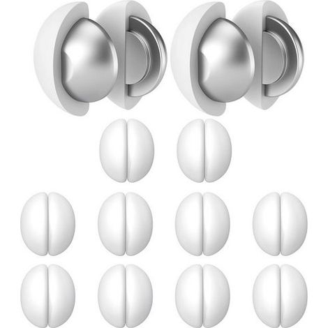 Store de douche Poids de rideau de douche aimants puissants enduits silicone pour maintenir le rideau de douche (1/5)