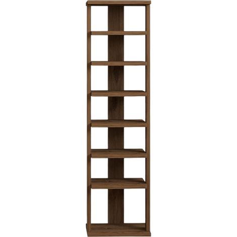 Étagère à chaussures en bois H110cm - Bois foncé - State (1/5)