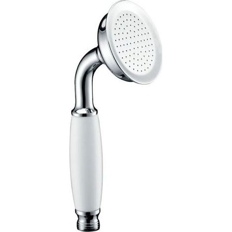 Pommeau de douche en laiton chromé poli de style victorien traditionnel (1/4)