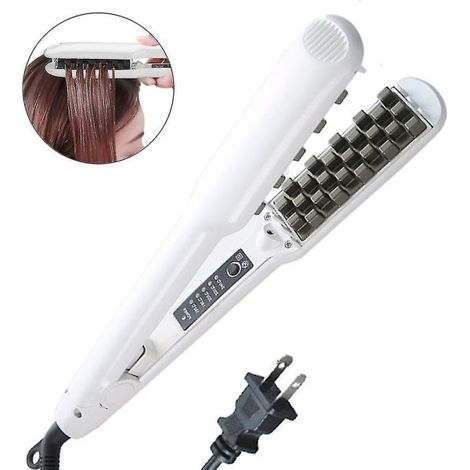 HONORNIC - Kit professionnel pour donner du volume aux cheveux, outil en céramique, température réglable, cordon pivotant - UE
