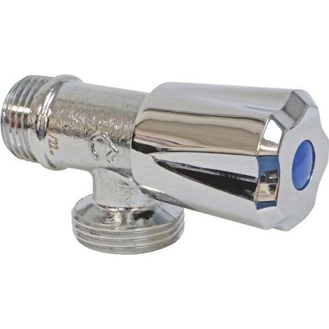 Robinet droit simple - M15/21 (1/2") - F20/27 (3/4") (1/4)