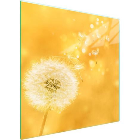 Protezione in vetro per piano cottura 50x52 cm con motivo floreale (1/5)