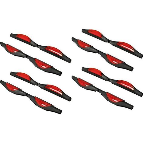 Adatto per 8 strisce di protezione per portiere auto, strisce anticollisione, strisce antiammaccatura, clip riflettenti per portiere anteriori e posteriori per prevenire i graffi. (1/3)