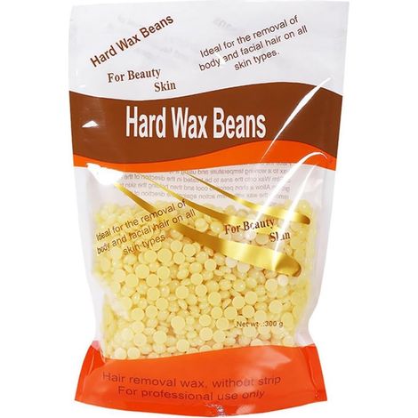 300g de Grains de Cire à Épiler pour L'Épilation Du Corps Entier, Perles de Cire Épilatoire Dure à Film Chaud pour Machine à Chauffer la Cire F (1/5)
