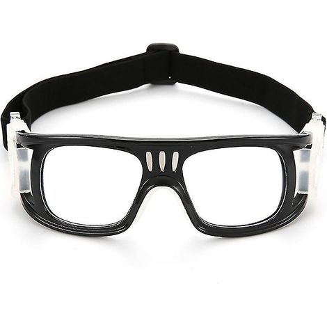 Lunettes de sport anti-buée pour basketball, football et activités de plein air (noir) (1/4)