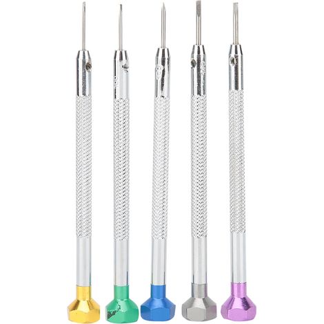 Tournevis en Acier pour Réparation de Montres, Outil de Maintenance pour Horlogers, Accessoire de Montre (1/5)