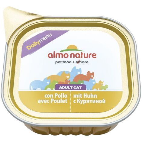 Almo Nature Chat Daily Poulet – Barquette, 100 g