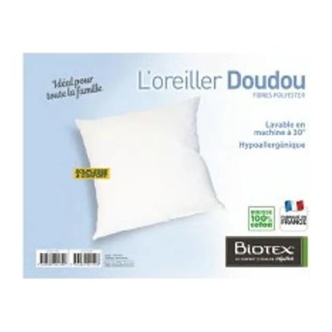 Biotex Doudou oreiller mousse mémoire blanc confort (1/3)
