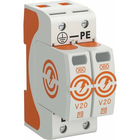 Parafoudre type T2 2P 20 kA 280 V V20-2-280 5095162 (1/2)