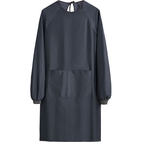Tablier imperméable manches longues pour plonge, café, laboratoire, nettoyage restaurant (1/4)