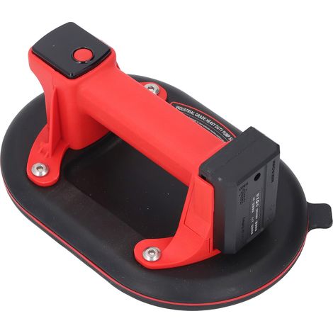 Ventouse de levage vacuum électrique aluminium automatique portable pour verre carrelage céramique marbre pare-brise 24x9x16cm (1/5)