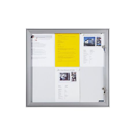 Schaukasten mit Flügeltür  Außen-BxHxT 960 x 1005 x 33 mm  (1/5)