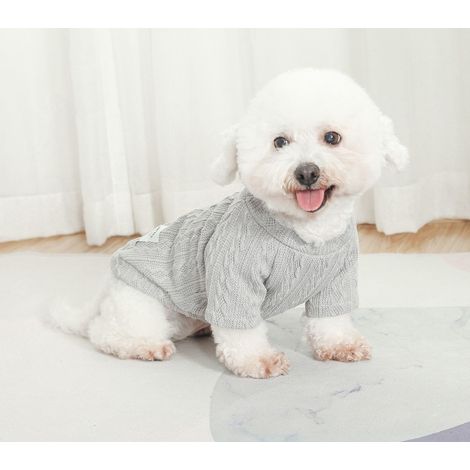Pull Tricoté Pour Chien Et Chat - Vêtement Chaud Automne Hiver - Polyester Doux - Tailles XS À XXL - 1 Pièce (1/5)