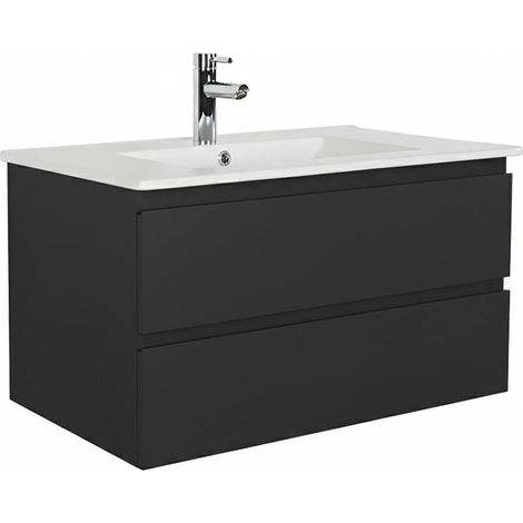 Mueble de lavabo individual SORRENTO de 80 cm