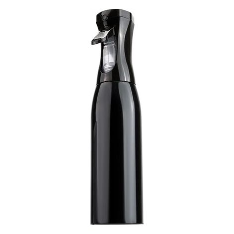 Pulvérisateur d’eau 500 ml – Noir – Brume fine continue – Coiffure, plantes – Vaporisateur professionnel (1/5)