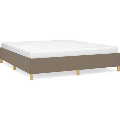 Maison Exclusive - Struttura Letto a Rete a Molle Tortora 180x200 cm in Tessuto
