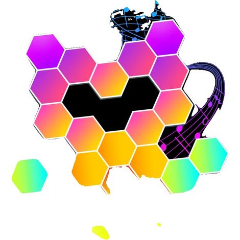 Luce notturna, cambio colore RGB, sincronizzazione con la musica, 24 pezzi (1/2)