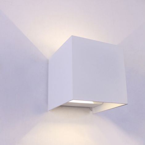 Aplique exter. 13,6x10x11,7cm led 5w 4000k ip54 met bl open (1/5)