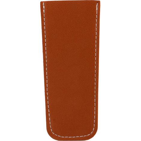 Manique de casserole en cuir PU, protège-main anti-brûlure pour poêle en fonte, accessoire de cuisine marron (1/5)