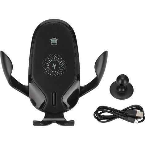 Chargeur Sans Fil Voiture 360° Réglable pour iPhone 12 11 XS XR - Support de Téléphone (1/5)