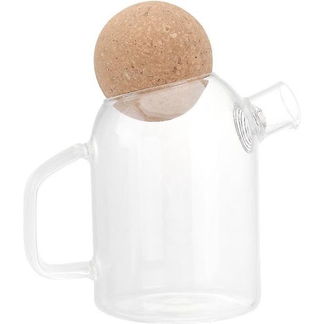 1 Stück Glas-Teekessel mit Korken