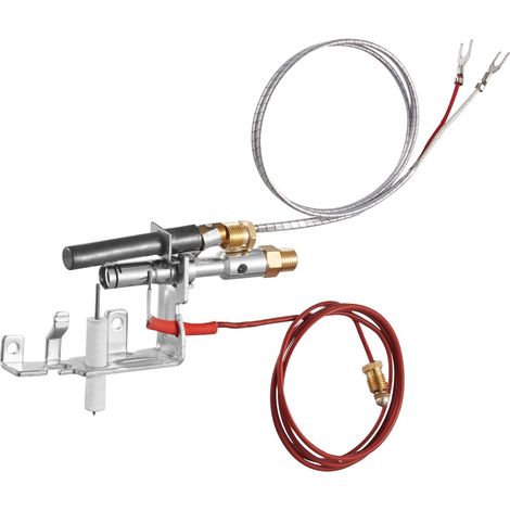Ensemble de veilleuse à gaz, références OE 14D0477, LPG8404, SRV14D0477, kit d'allumage de remplacement pour foyer au gaz liquéfié, pour modèles Lexington Forge, Majestic, Martin et Monessen (1/5)