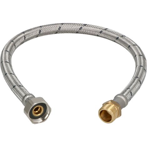 Connettore flessibile 3/8” 1/2” femmina-maschio 50 cm (1/5)